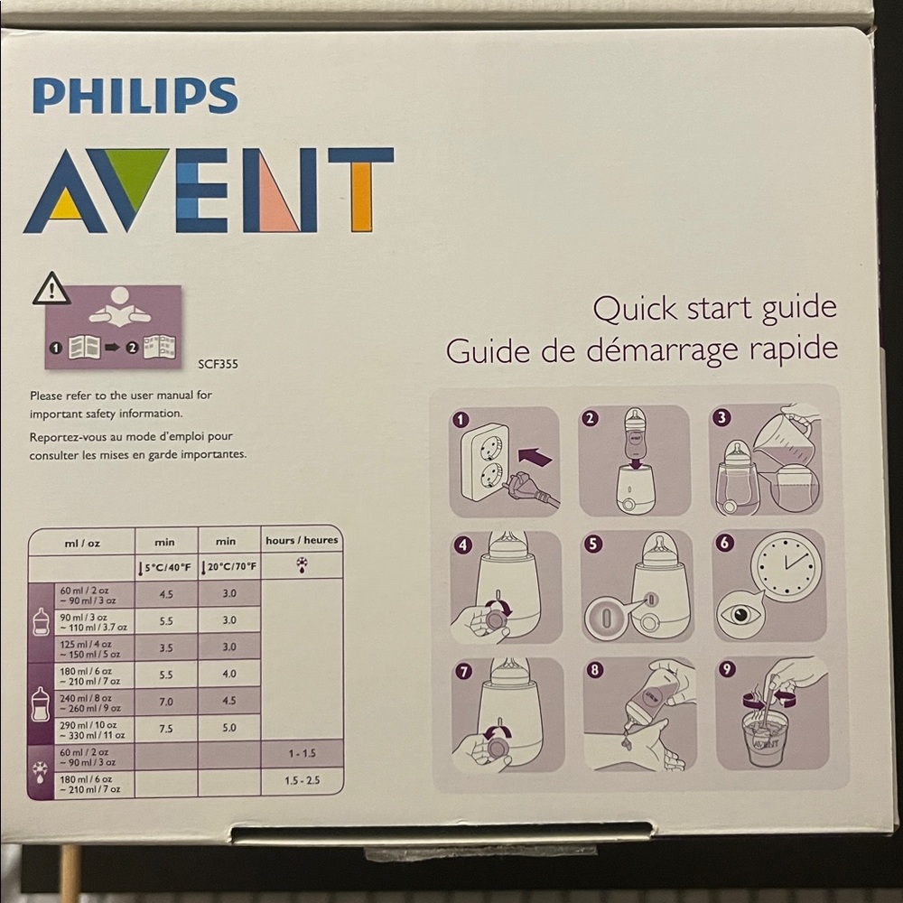 Philips Avent White Fast Bottle Warmer - Picture 4 of 5
